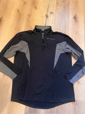 Slingshot XL Men’s Black & Gray Quarter-Zip Performance Jacket